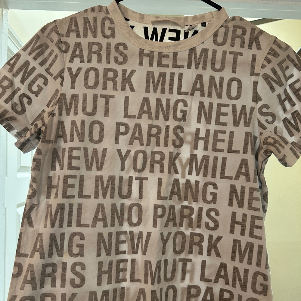 Helmut Lang Graffiti Top